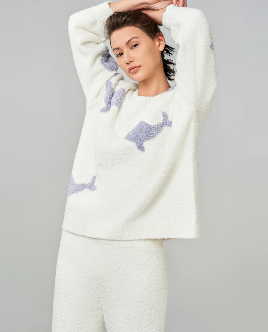 Aimer Long-Sleeve Classic Pajama Set - Image 4