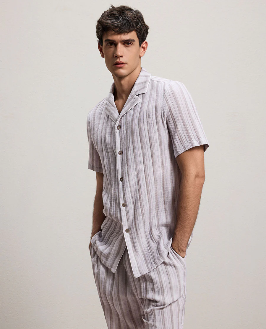 Aimer Men Algae Sleepwear Set - Image 3
