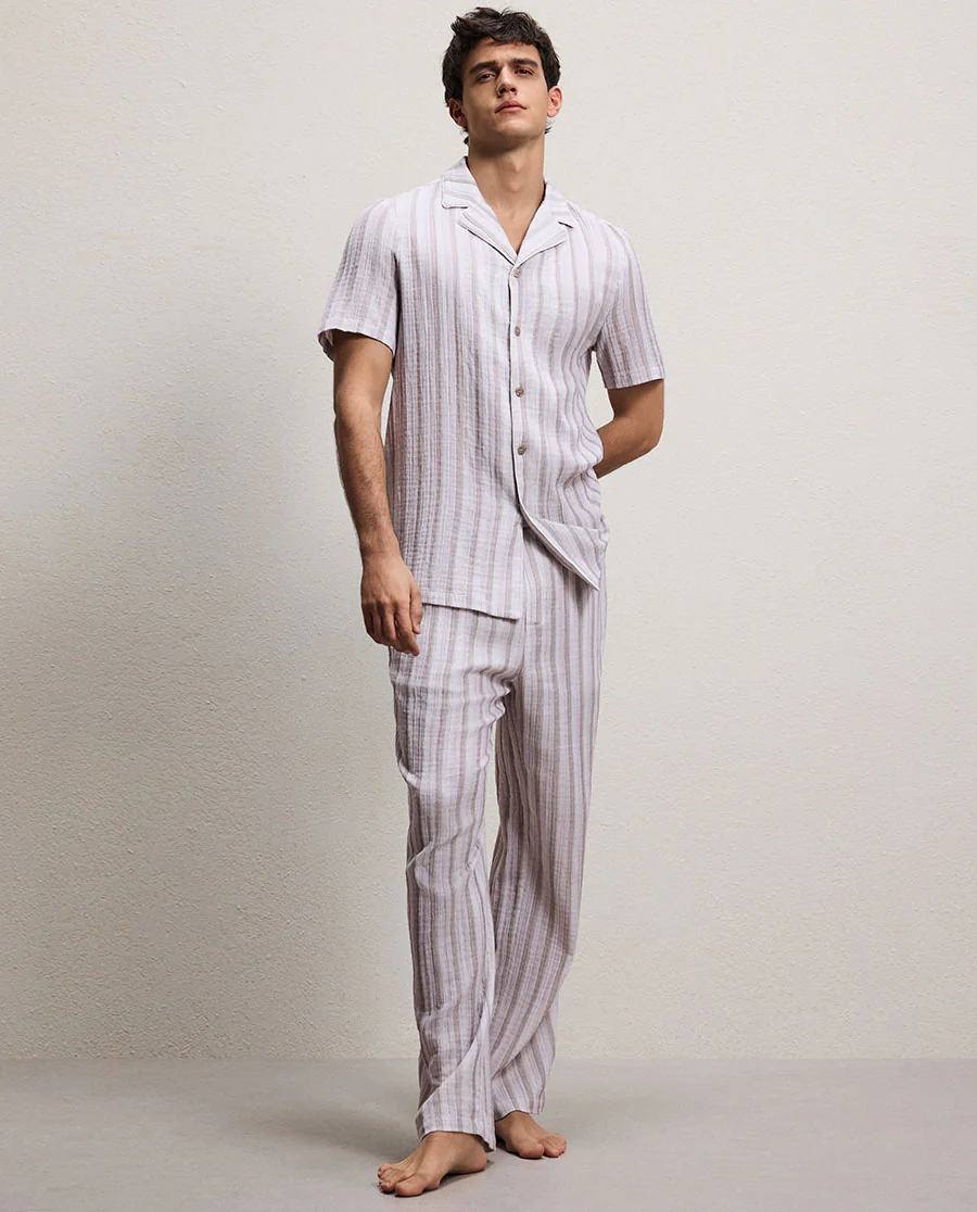 Aimer Men Algae Sleepwear Set - Image 4
