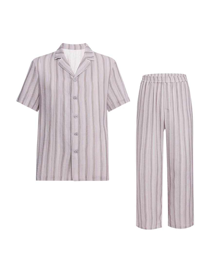 Aimer Men Algae Sleepwear Set - Image 7