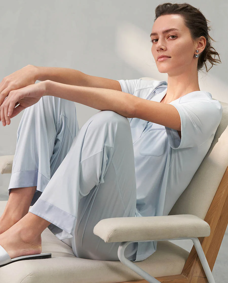 Aimer Short-Sleeve Pajama Set - Image 5