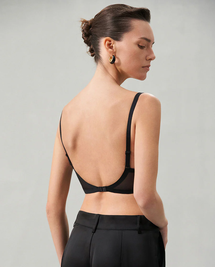 Aimer Wireless Push Up Backless Bra - Image 2